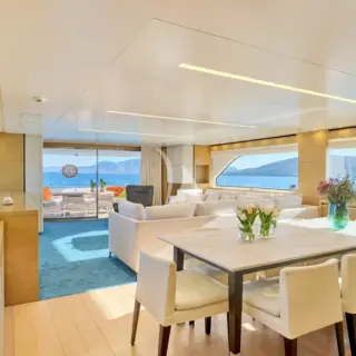 Main deck dining area