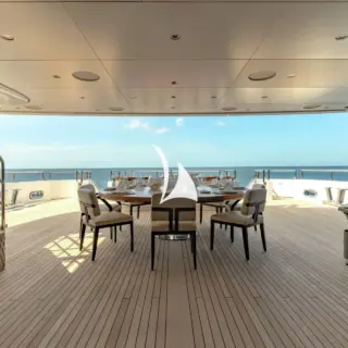 Main deck aft dining area