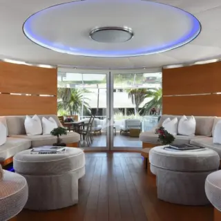 Main salon on the main deck