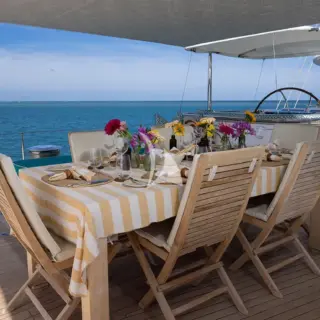 Aft Deck dining