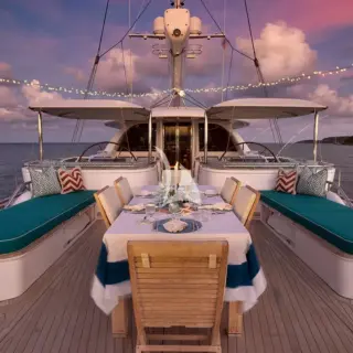 Aft Deck dining