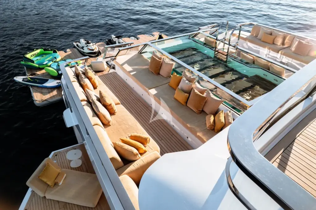 R.M.F - Main deck aft with pool