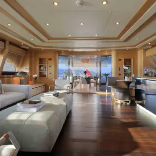 Upper deck salon