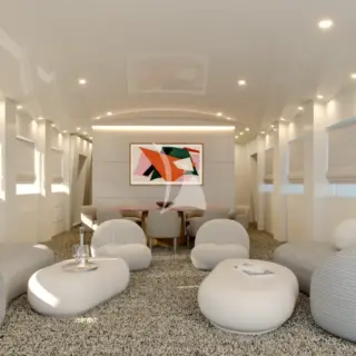 TROPICANA - Main salon after ongoing 2026 refit