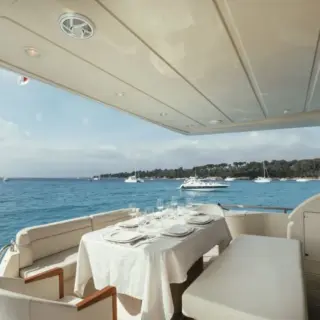 Aft dining area