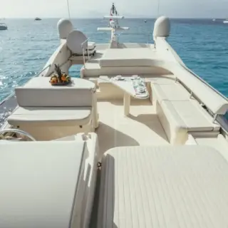 To Escape's gorgeous flybridge