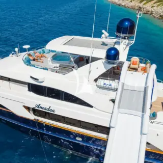 7m Inflatable slide from sundeck