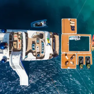 Toys at anchor