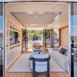 Upper deck salon