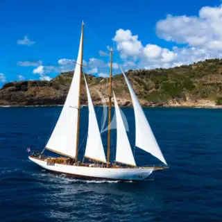 Drone shot in Antigua