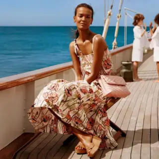 Tory Burch Photo shoot aboard EROS