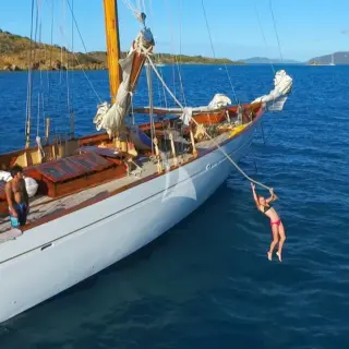 Rope swing!