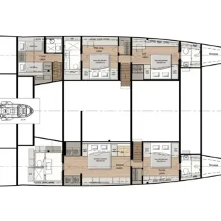 Lower deck