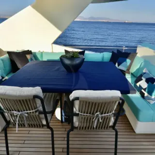 Sundeck table
