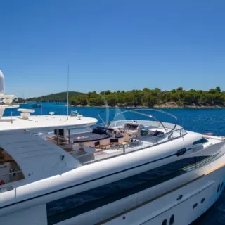 Starboard View of Fly Bridge