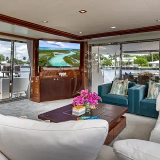 Main Salon looking aft