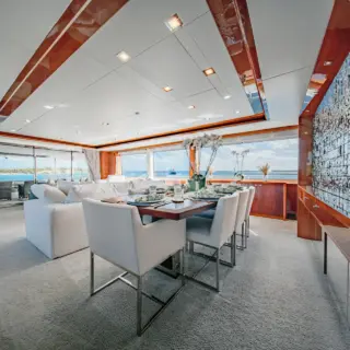 BEACHFRONT II - Main Salon Dining Table