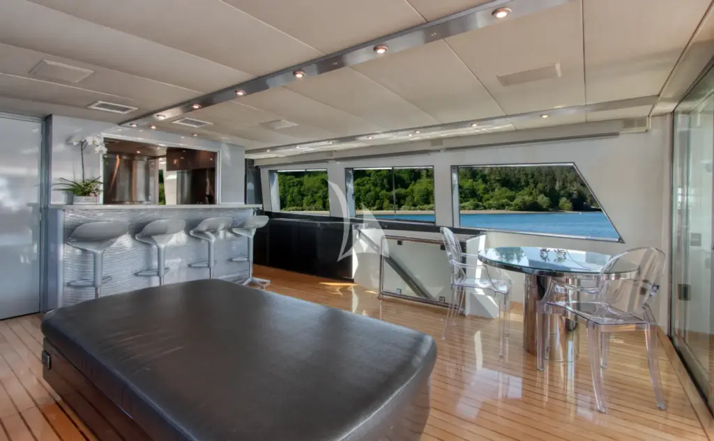 FIRST HOME - Main salon starboard view