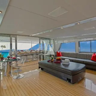 Main salon - facing aft