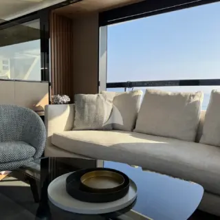 Main salon comfortable seating area