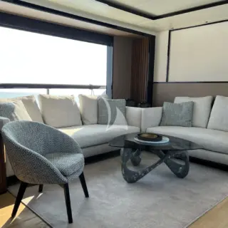 Main salon comfortable seating area