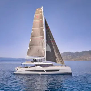 Aloia 80 under sail
