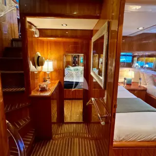 Hallway to guest rooms