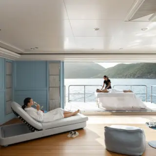 On-the-water Wellness Area