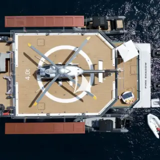 Pink Shadow Helicopter Pad (Helicopter not included)