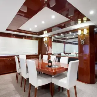 Indoor dining area