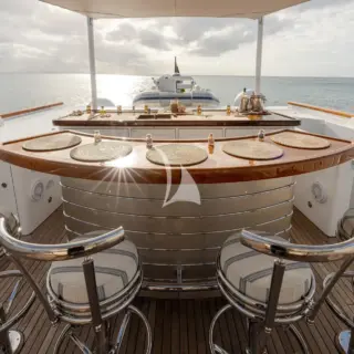 Sun deck bar