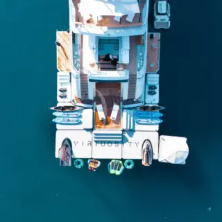 Aft inflatable platform
