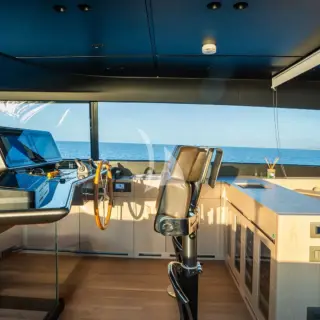 Bridge on the top deck