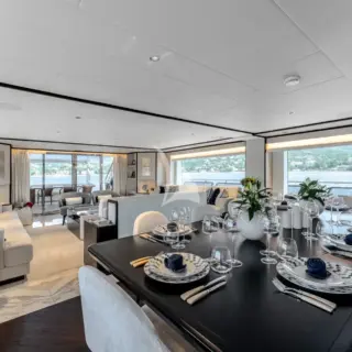 Open Salon with Formal Dining