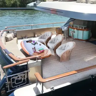 Main deck aft in cocktail set up mode