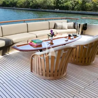 Main deck aft in cocktail set up mode