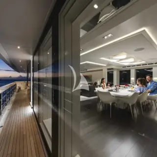 View into main dining