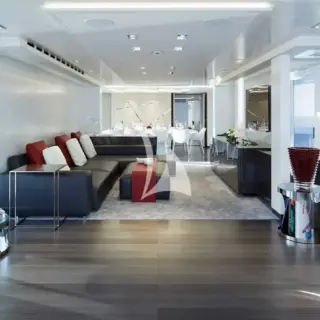 Main salon wide view