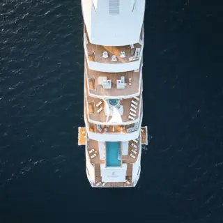 Aft decks aerial view