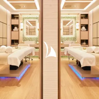 Spa treatment rooms