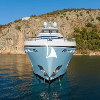 View of the bow