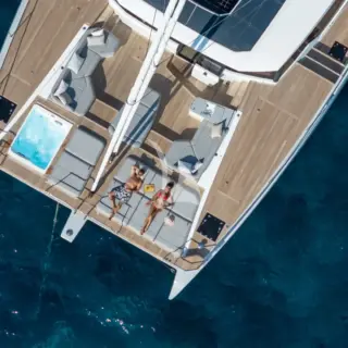 Fore deck - Aerial view