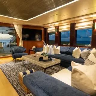Main Salon by Night