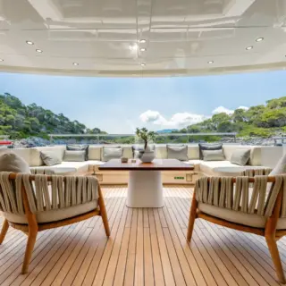 Aft deck - lounge area