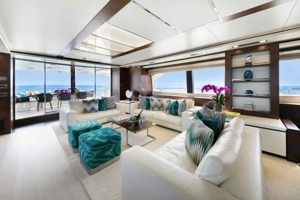 INSIEME - Main Salon Looking Aft