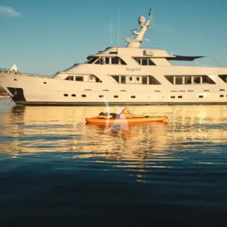 Exterior portside