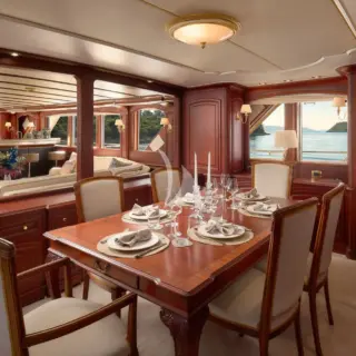 Interior dining room