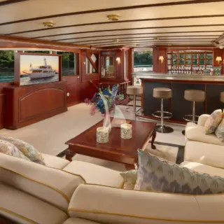 Interior salon and bar