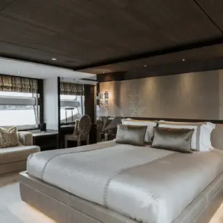 Master cabin on main deck