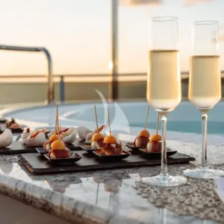 Sundowners by Jacuzzi